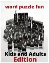 Word puzzle fun book for kids and adults: Puzzle books for kids, puzzle books for adults