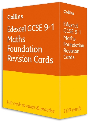 Edexcel GCSE 9-1 Maths Foundation Revision Cards: Ideal for the 2026 and 2027 Exams