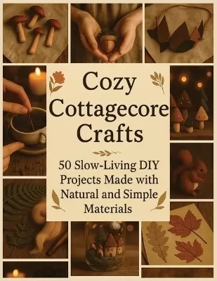 Cozy Cottagecore Crafts: 50 Slow-Living DIY Projects Made with Natural and Simple Materials