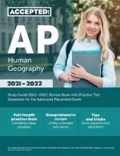 AP Human Geography Study Guide 2021-2022: Review Book with Practice Test Questions for the Advanced Placement Exam