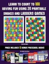 Counting Games (Learn to count to 100 having fun using 20 printable snakes and ladders games): A full-color workbook with 20 printable snakes and ladders games for preschool/kindergarten children. The price of this book includes 12 printable PDF kindergar