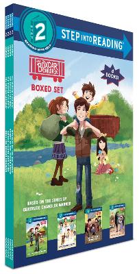 Boxcar Children Step into Reading Boxed Set #1: Meet the Boxcar Children; Surprise Island Adventure; Secret of the Yellow House;and Mystery at the Old Ranch