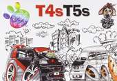 T4s T5s: Spikes Colouring Book