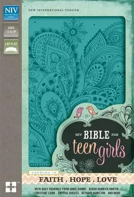 NIV, Bible for Teen Girls, Hardcover: Growing in Faith, Hope, and Love