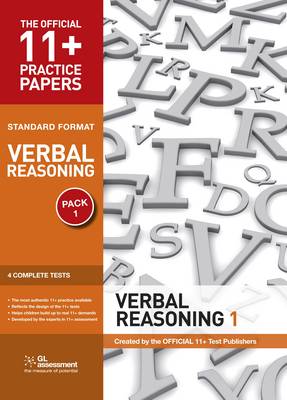 11+ Practice Papers, Verbal Reasoning Pack 1, Standard Format: Test 1, Test 2, Test 3, Test 4