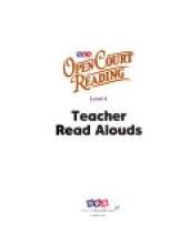 Open Court Reading, Teacher Read Alouds (1 Book), Grade 4