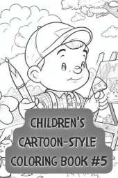 Children's cartoon-style coloring book #5