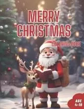 Christmas Coloring Book for Childrens: Unique Coloring Activity Book with 50 Cute Illustration of Santa's, Elf's, Gifts, Ornaments, More!
