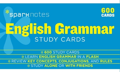 English Grammar SparkNotes Study Cards
