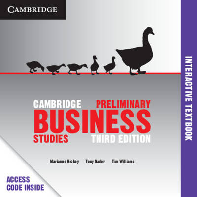 Cambridge Preliminary Business Studies Interactive Textbook