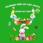 Coloriage pour les tout petits Chasee aux Oeufs Paques