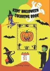 Kids' Halloween Coloring Book: Simple Images and Coloring Pages with an Easy Shading Technique!